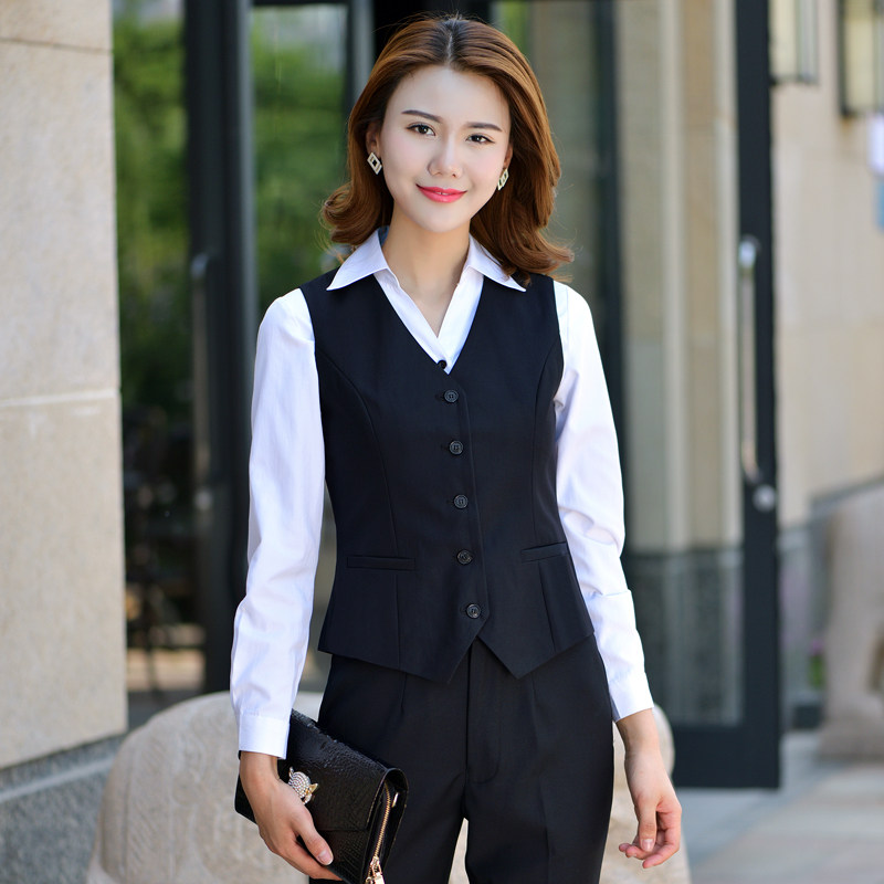 职业装工作服工马夹甲西