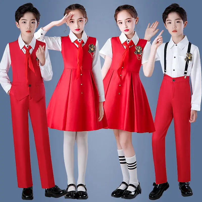 六一儿童合唱服中小学生诗歌爱国