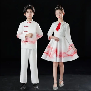 儿童合唱演出服中小学生大合唱团