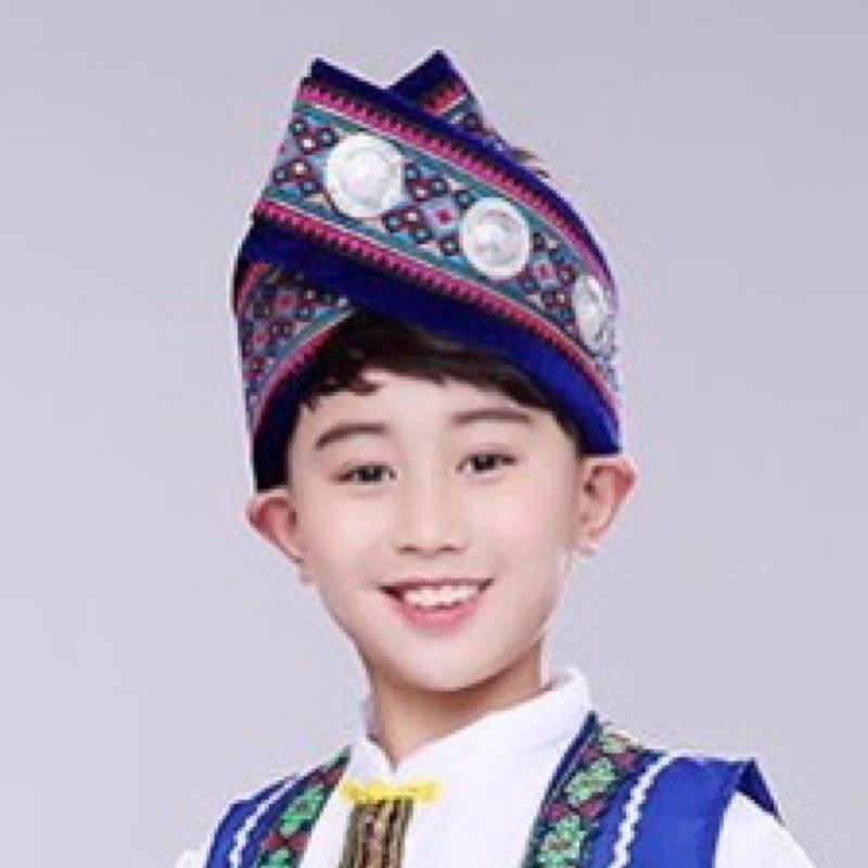 少数民族头饰帽子男苗儿