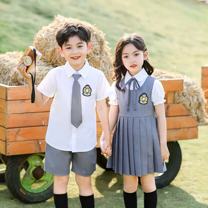 幼儿园园服夏装校服夏季西装