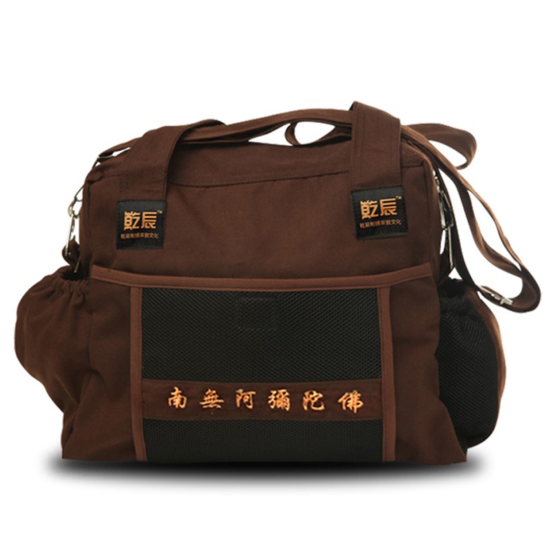 帆布居士包背包朝山袋佛