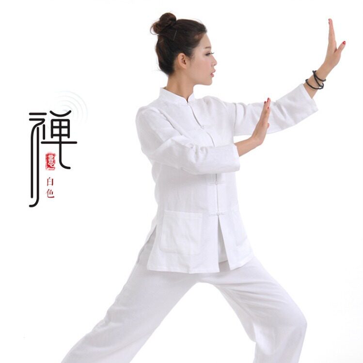 秋冬新款棉麻瑜伽服女装中亚麻