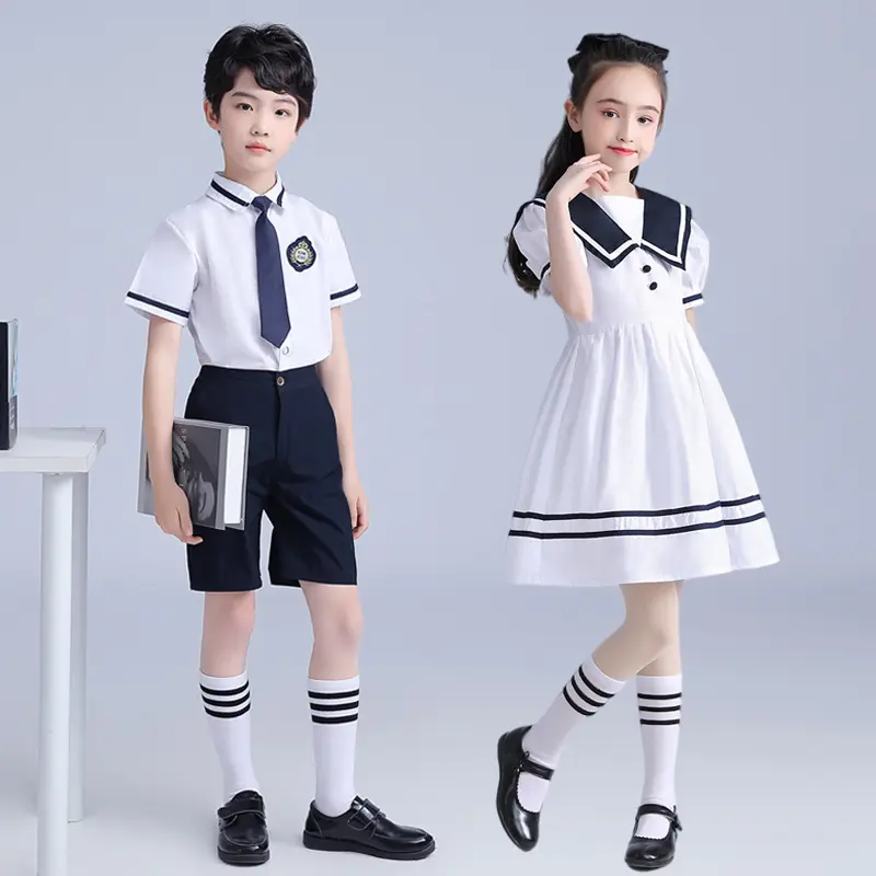 六一儿童大合唱演出服中小学生诗