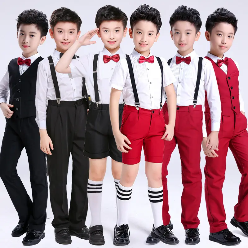 儿童演出服中小学生诗词朗诵