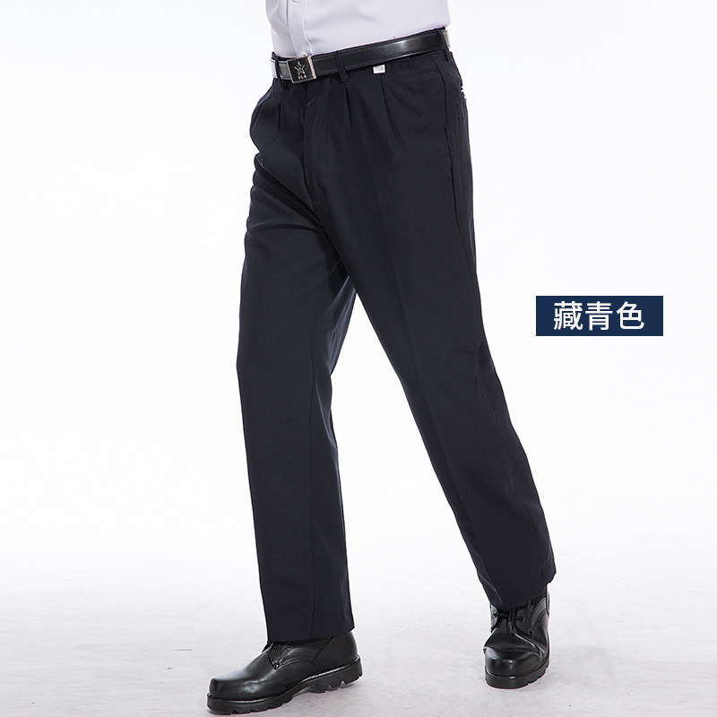 保安裤子男夏季薄款黑色
