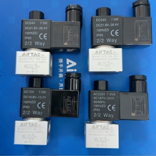 亚德客原装电磁阀3V208NCA 3V208NCB 3V208NCF 3V208NOB