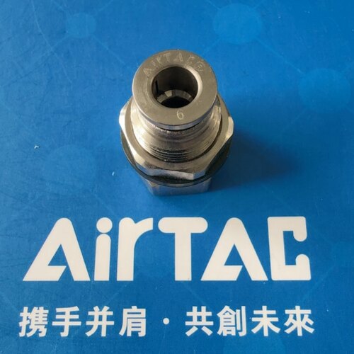 亚德客气动全金属内牙穿板直通接头BPMF601  BPMF802  BPMF1002