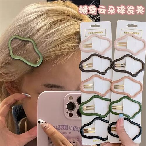 女侧边BB夹水钻高级感刘海碎发夹