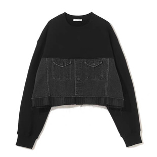 高桥盾 套头 25秋冬 圆领 卫衣 拼接 UNDERCOVER