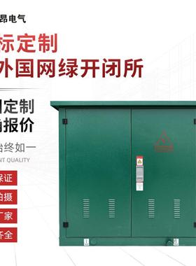 户外国网绿色开关柜 高压成套配电柜 电缆分接箱 非标可定