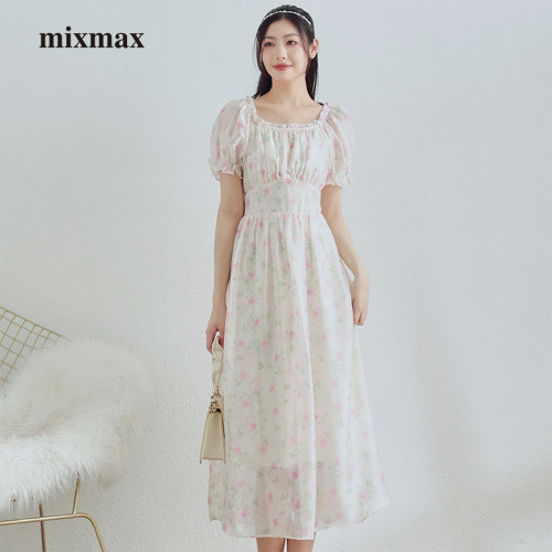 【正品】MIXMAX&Ins休闲百搭连衣裙2025夏季新款气质时尚减龄显瘦