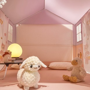 柔丝宇蚊帐新款儿童卡通小房子防尘房屋造型带遮光蚊帐儿童卧室用