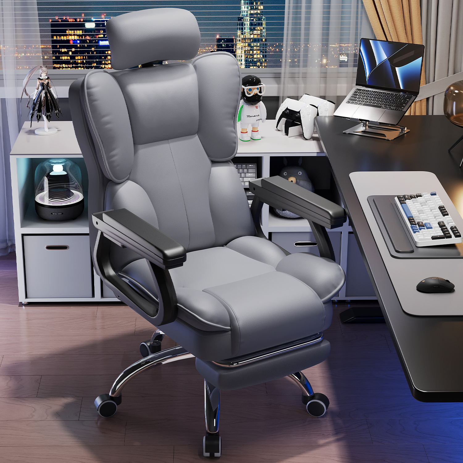 现货速发电脑椅子舒适久坐午休椅员工椅办公椅会议椅职员椅可躺升