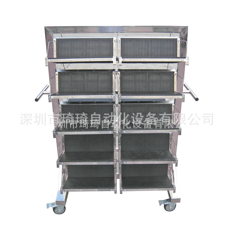琦琦自动化 防静电挂篮车 PCB周转车 SMT周转架防静电PCB板挂篮车