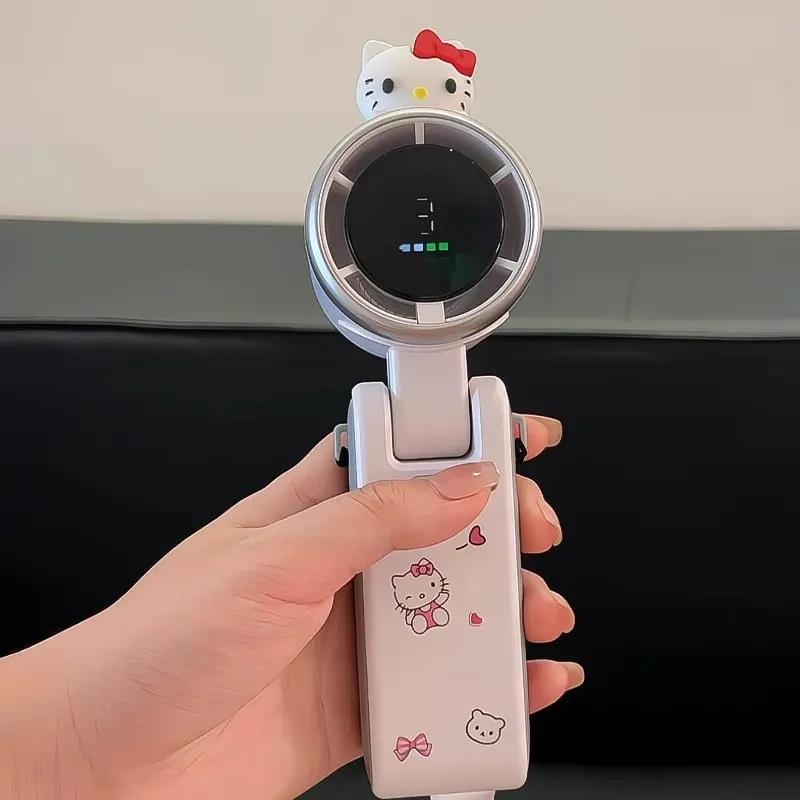 hellokitty涡轮风扇学生上课超静音手持小型usb风扇户外随身散热