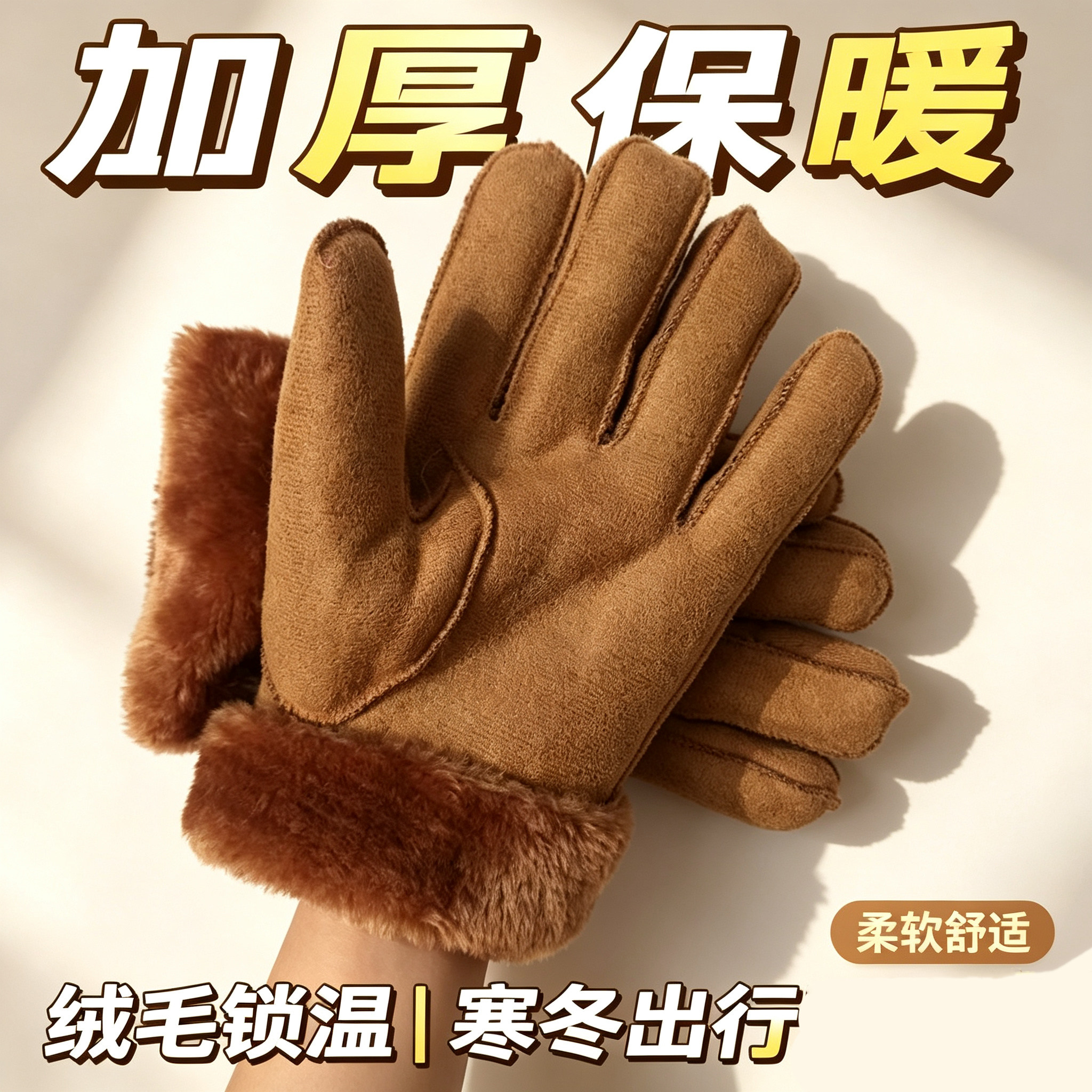 2026新款特厚加绒保暖手套