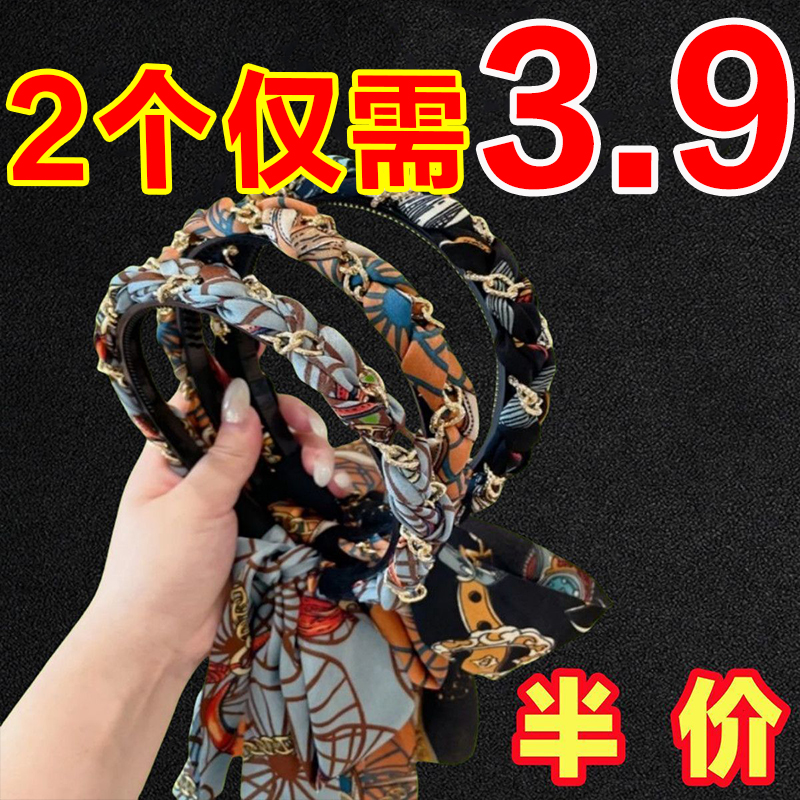 宫廷繁花飘带发箍女2025年新款