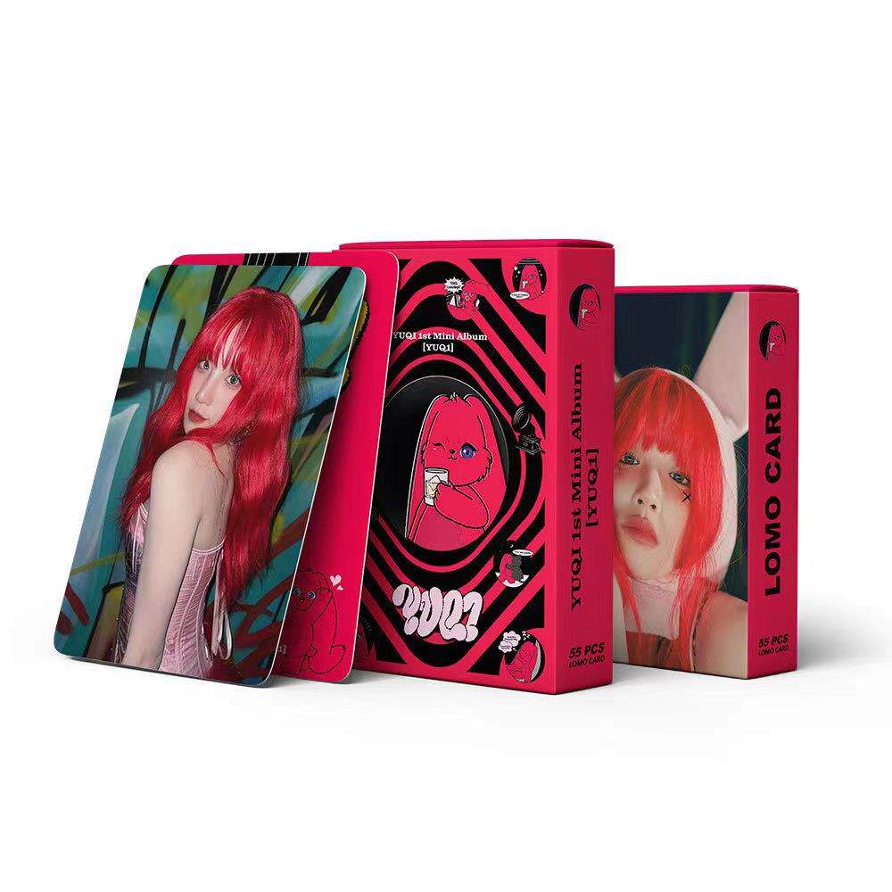 跨境现货55张宋雨琦solo卡片GIDLE明星周边自印明信片工厂印刷