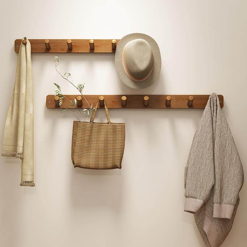 挂衣架墙上壁挂简易钥匙挂架墙面门后挂衣钩入户玄关门口衣服挂钩