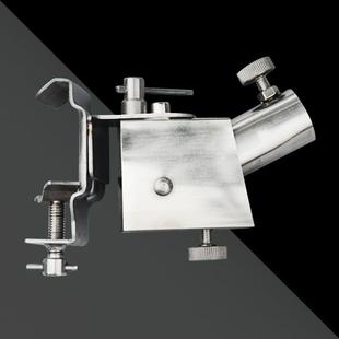 新款钓台通用配件炮台架滑动炮台加厚万向不锈钢炮台座钓台配件