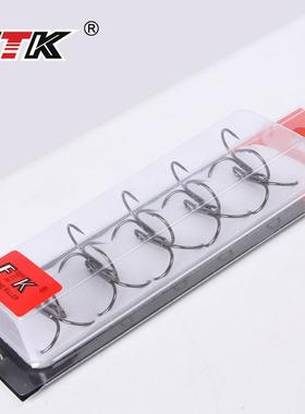 FTK镀镍三锚钩奥金钩路亚硬饵三本钩有倒刺鱼钩跨境