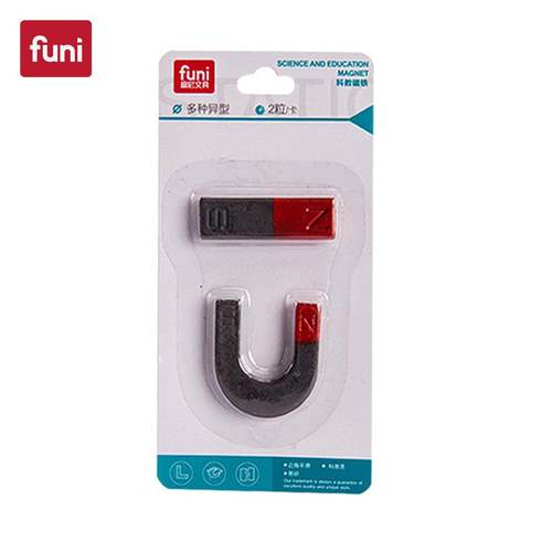 富尼CT-316强力科教磁铁U型条形磁铁套装学生教学实验强力磁铁