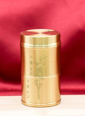 黄铜竹节牙签筒小号便携式客厅牙签盒高档轻奢创意桌面摆件