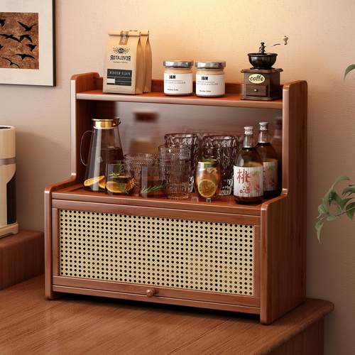 厨房台面置物架家用调味架桌面防尘储物架浴室搁板架整理收纳架子