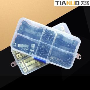 单双面锯齿挂平头螺丝套装盒装五金挂钩欧式相框挂画挂钩配件