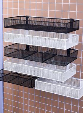 1VPR铁丝网格挂篮托盘货架篮子网片铁艺收纳篮孔板筐子盒子超市置