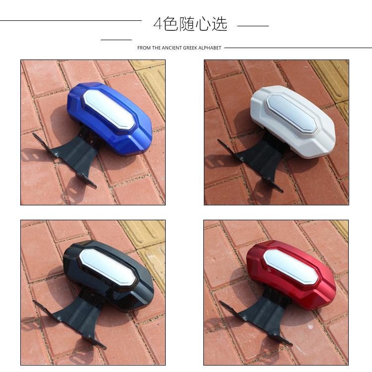 电动踏板摩托车改装配件战速 雷霆王 迅鹰福禧改装靠背 后靠垫道