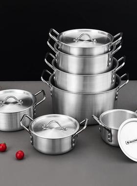 厂家非洲外贸铝锅7件套套锅铝制砂光aluminiumpotset7in1
