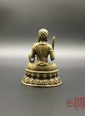 仿古做旧工艺 不动尊菩萨小摆件  古铜不动明王密宗佛像