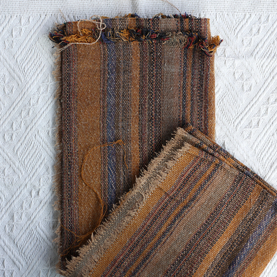 秋娘柿染布颜色质朴棉布返璞归真