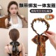 复古编发发箍女2025新款 飘带发带绑发丝巾头箍一体系夏季 发卡头饰