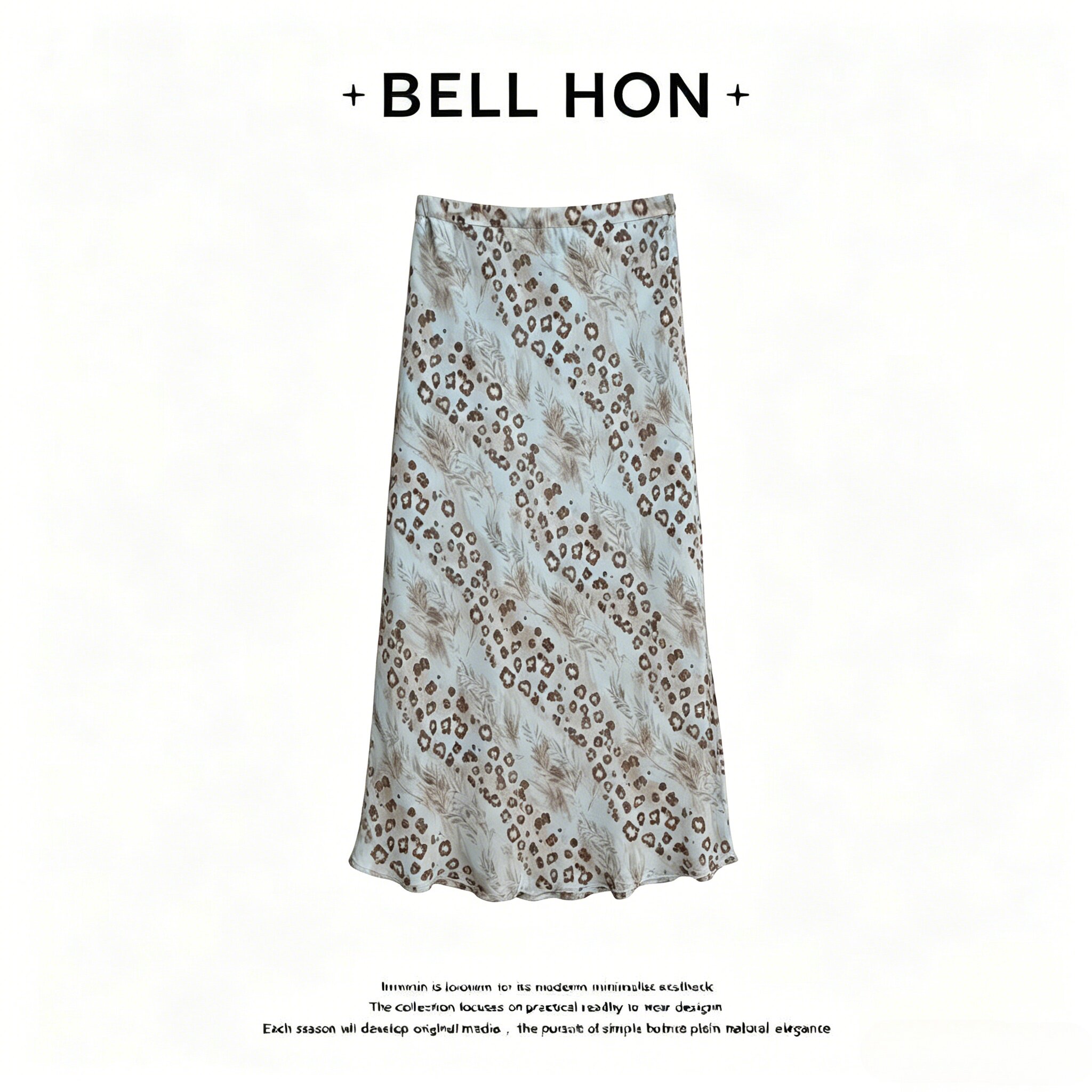 【BELL HON】2026夏新款设计高级感显瘦半身裙-BHT000129