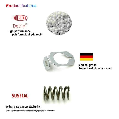 NCZ|RS-PLC系列 穿板宝塔母座 16004 16005 16006 聚甲醛快速接头