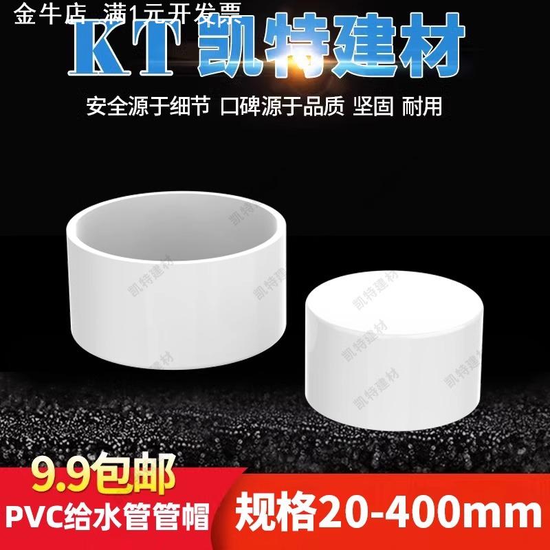 pvc水管堵头 堵帽 管堵20 25 32 40 50 63 75 90 110 160 200盖子