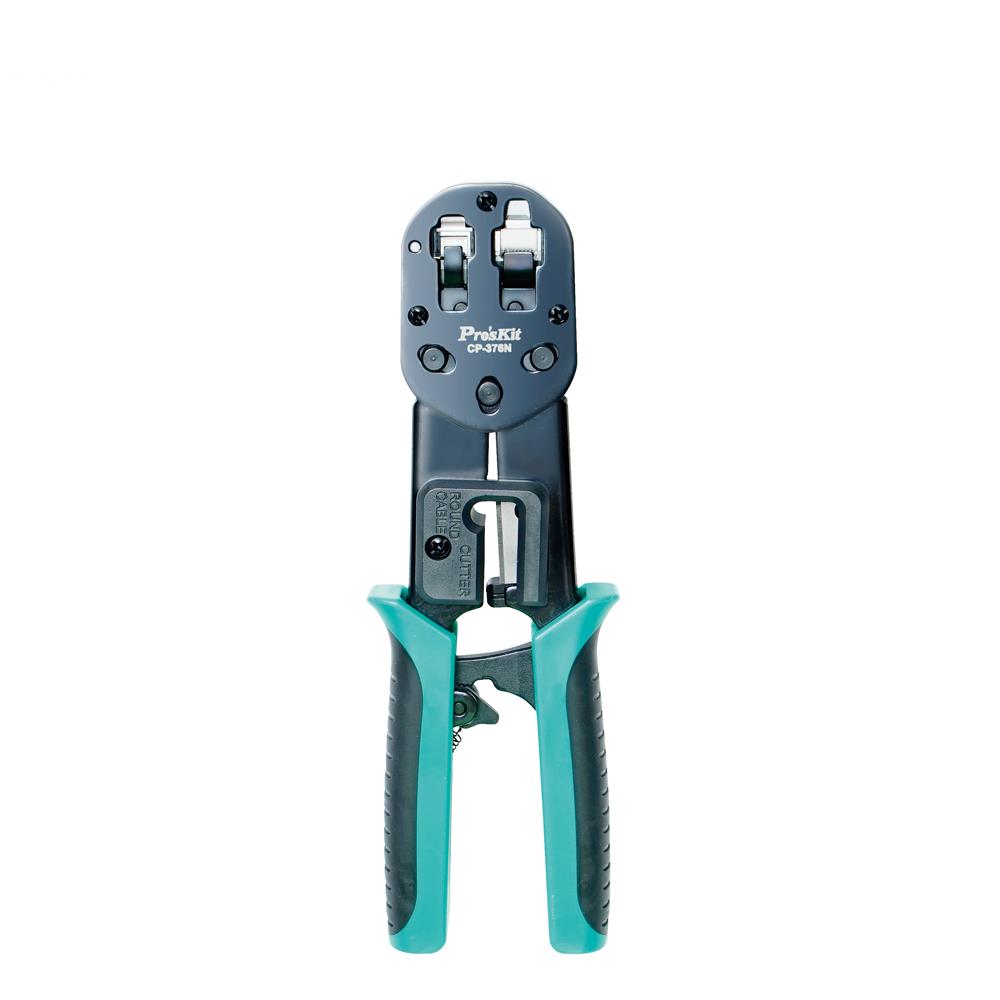 Pro`skit/宝工 CP-376N 6P/8P穿孔式网络棘轮压著钳网线钳压接钳