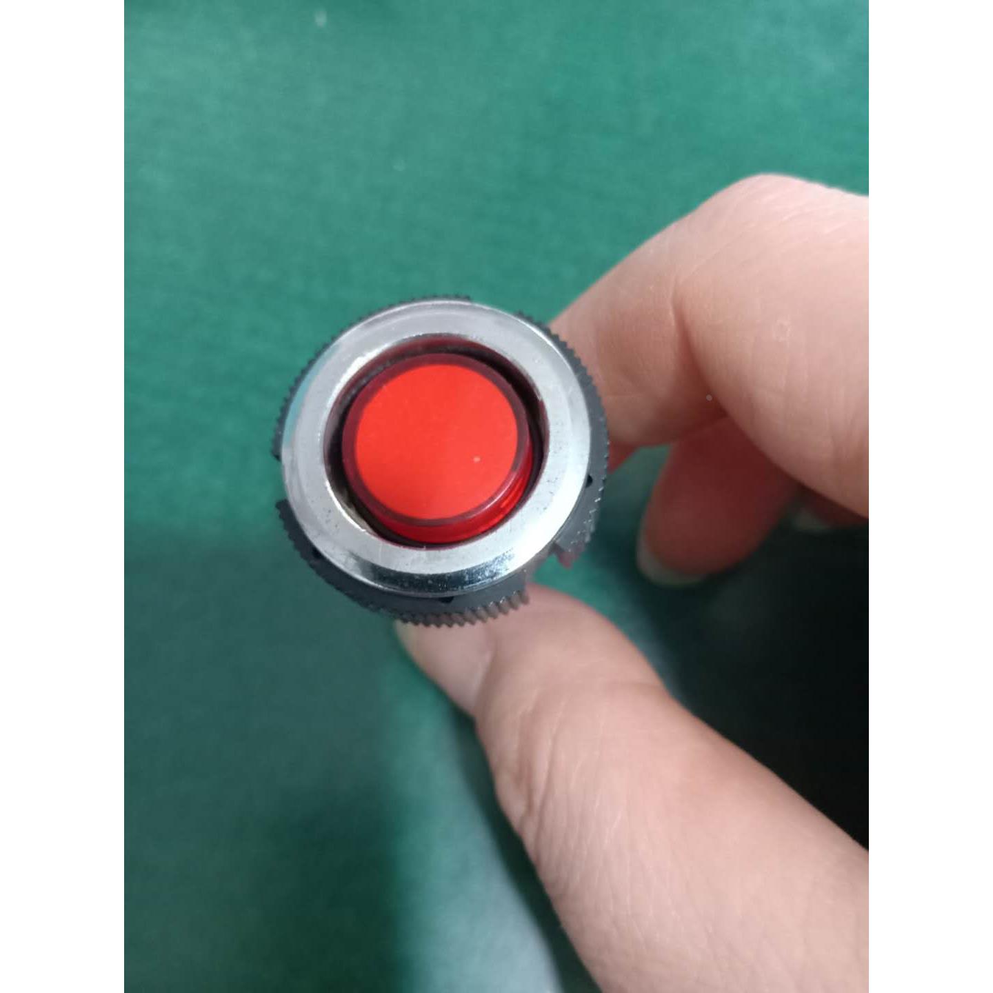 LA16按钮16变径22MM超薄按钮开关 5脚复位自锁开关24V 220V LED