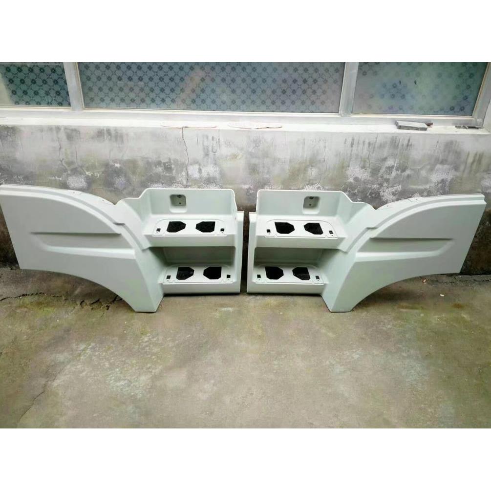 适用于货车欧曼汽车原厂配件EST脚踏板护罩高配上车踏板护罩外壳