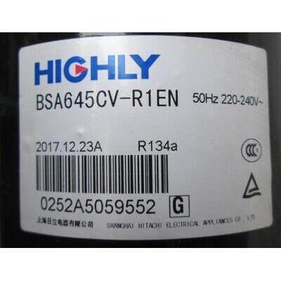 全新BSA645CV-R1EN适配海立高低压压缩机bsa357cv-r1an原装充氟