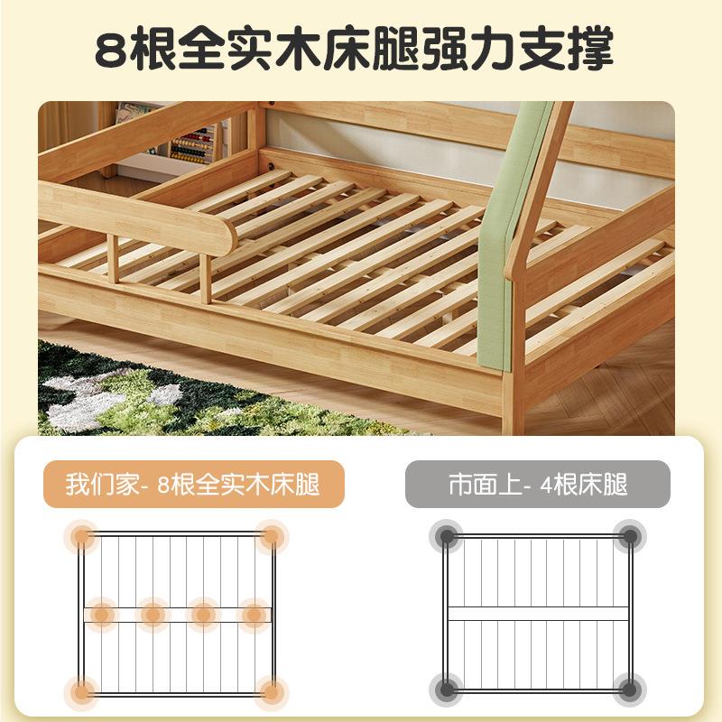 FNN1全实木儿童床树屋床帐篷男孩木屋单人床女孩1.2米儿童房