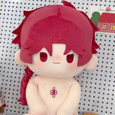 原创时光代理人动漫vein属性40CM坐姿棉花娃娃可换装毛绒玩偶