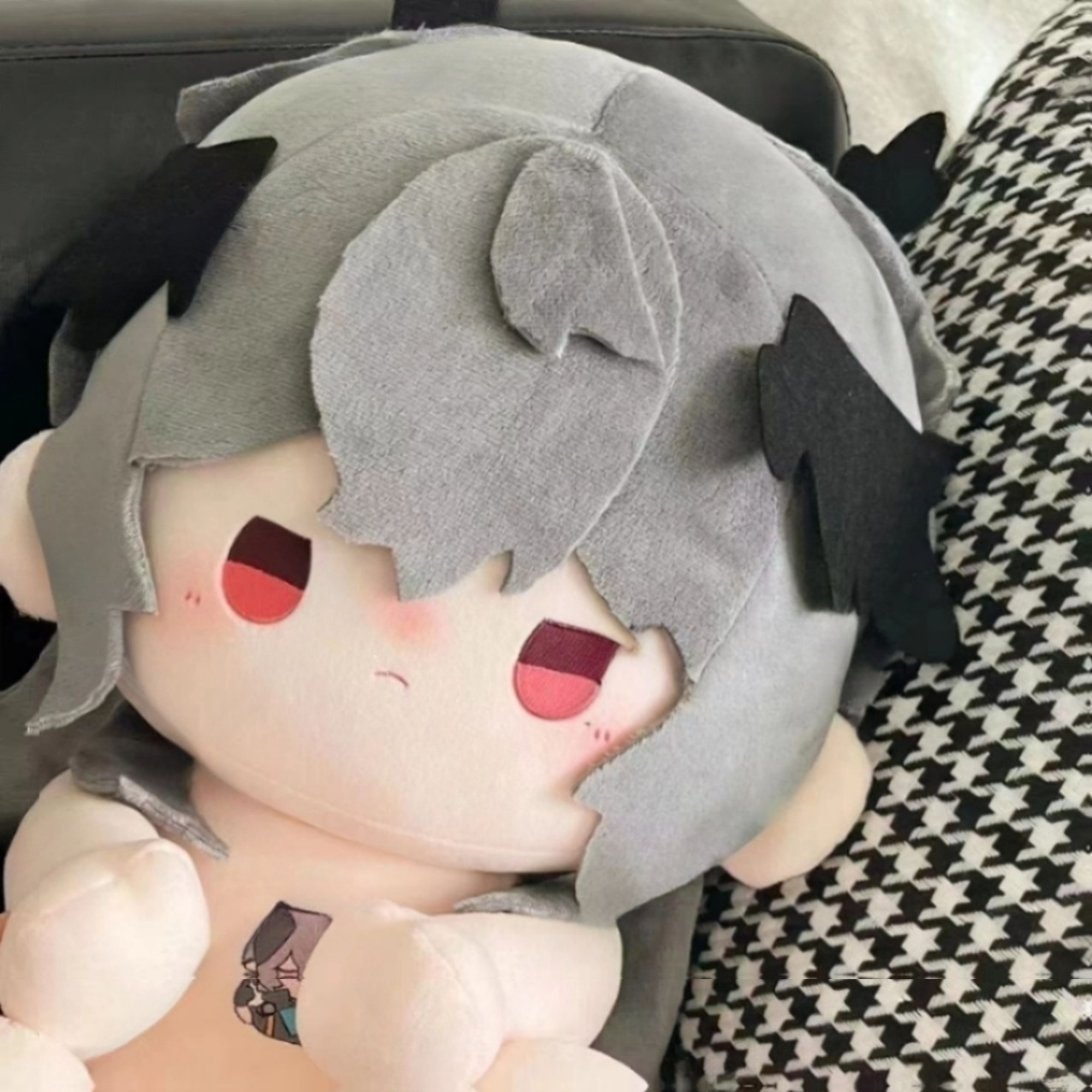 明日方舟同人周边logos属性40cm棉花娃娃可爱毛绒玩偶公仔