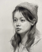 素描画像定制人物画临摹真人照片素描手绘肖像画帮人代画头像送礼