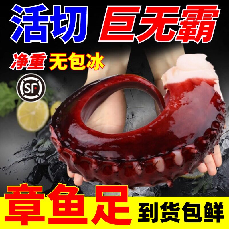 大章鱼须超大章鱼足特大海鲜水产新鲜商用铁板烧烤刺身章鱼小丸子