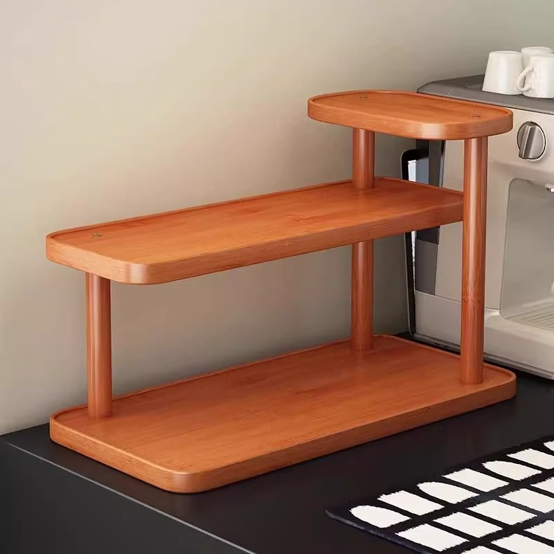 三层桌面置物架杯子收纳架餐桌