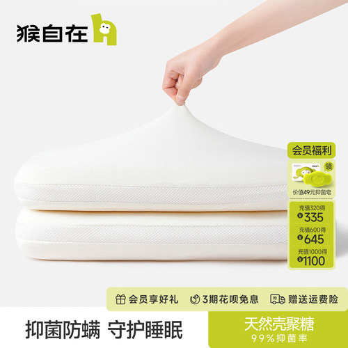 枕头配件壳聚糖抑菌枕套枕套儿童一阶段二阶段单人透气凉感
